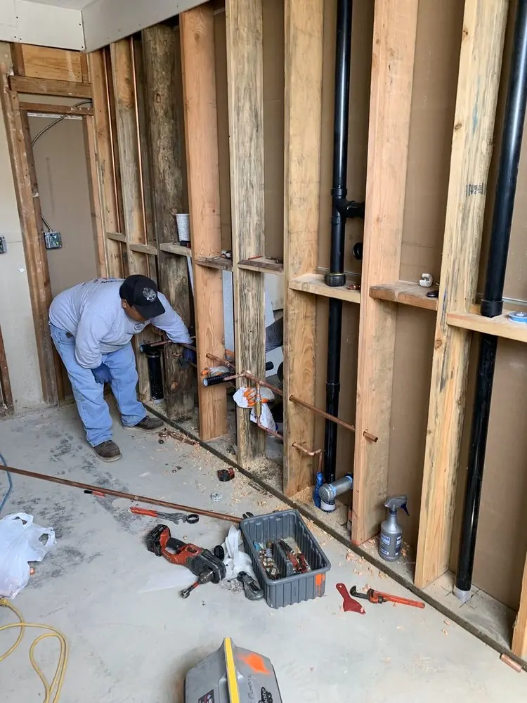 Commercial rough-in plumbing for Water Heater Replacement in Kings Beach